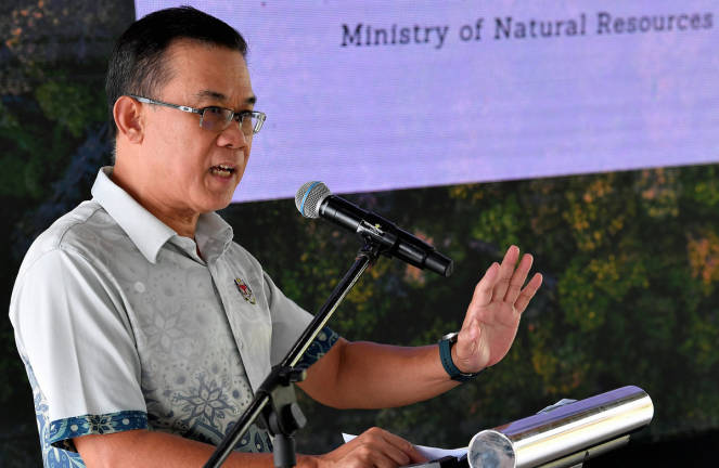 Secretary-General of the Ministry of Natural Resources and Environmental Sustainability (NRES), Datuk Dr Ching Thoo Kim. - BERNAMApix