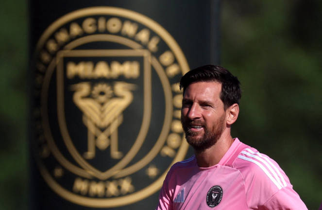 Inter Miami CF’s Lionel Messi during training Soccer Football at Inter Miami CF Training Centre, Fort Lauderdale, Florida, U.S. on June 26, 2025 . - REUTERS