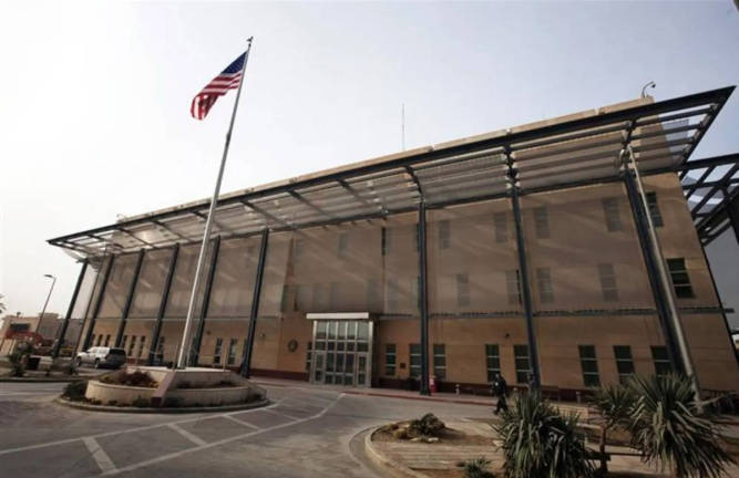 The US embassy in Baghdad, Iraq. - REUTERSpix