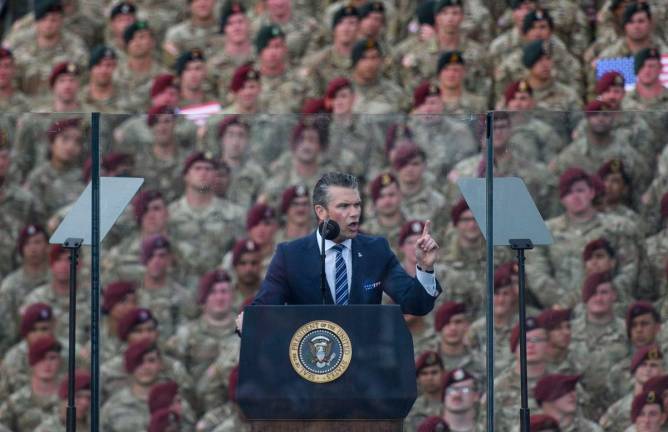 U.S. Secretary of Defense Pete Hegseth. - Melissa Sue Gerrits / GETTY IMAGES NORTH AMERICA / AFP