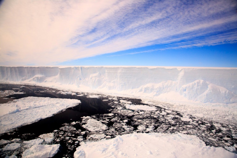 In Antarctica, 99% of all ice loss occurs when ice slides into the ocean. — AFP