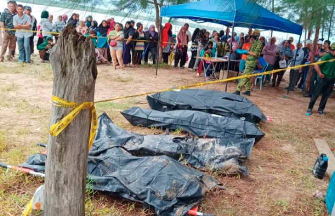 SAR teams have recovered the bodies of all the Saturday boat tragedy victims in Sibu district in central Sarawak. - Pic by Sarawak Fire and Rescue Department