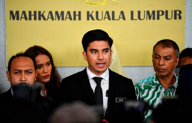 Ahli Parlimen Muar, Syed Saddiq Syed Abdul Rahman. - fotoBERNAMA