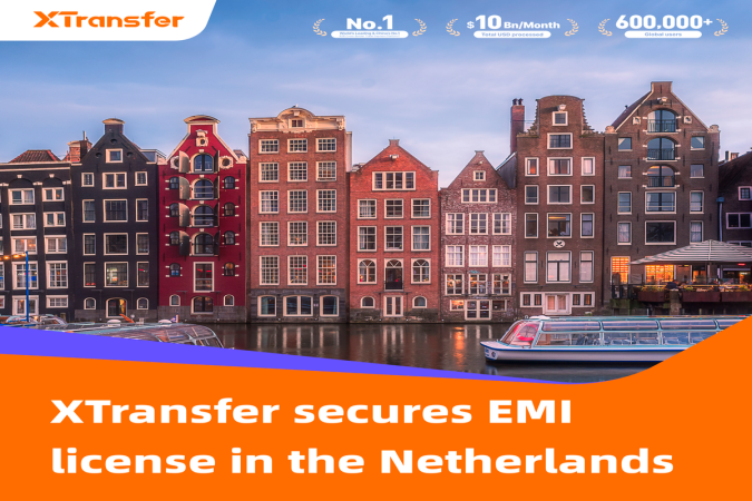 XTransfer Officially Licensed as EMI by Dutch Central Bank