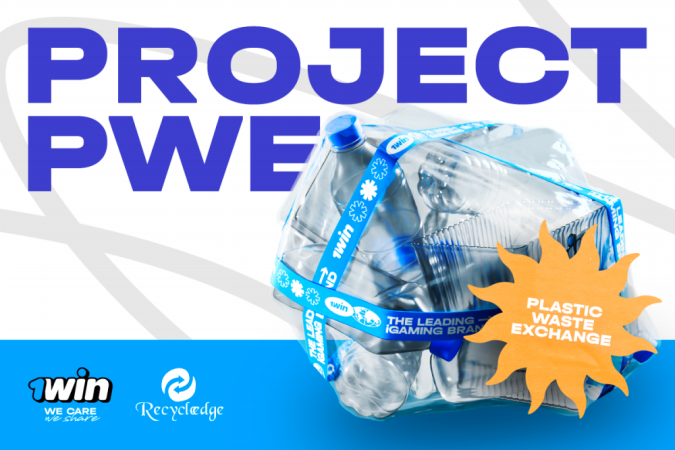 Plastic Waste Exchange by 1win and Recycledge