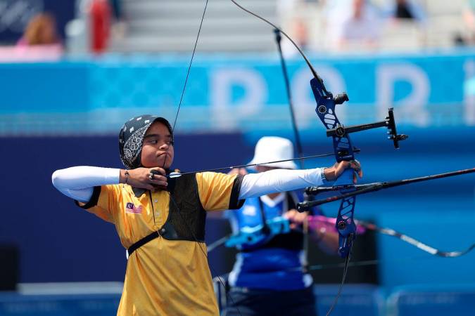 National woman archer, Ariana Nur Dania Mohamad Zairi. - BERNAMApix