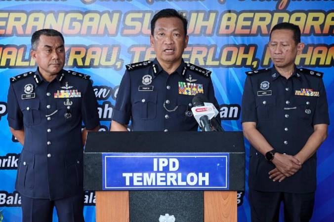 Pahang police chief, Datuk Seri Yahaya Othman. - BERNAMApix