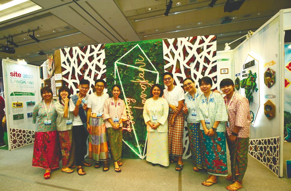 The beautiful designs of the students’ handiwork, inspired by the sights and traditions of Langkawi.