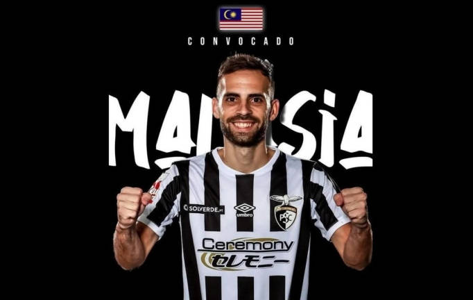 Pemain tengah Harimau Malaya Hector Hevel. - via BERNAMA