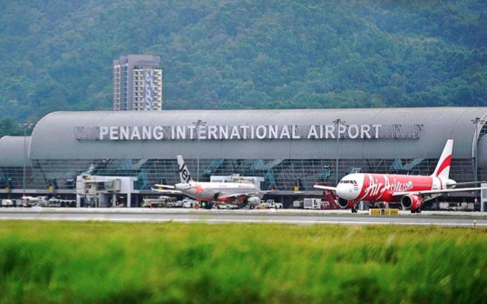 Penang International Airport. - BERNAMApix