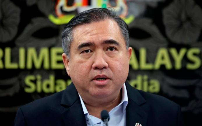 Transport Minister, Anthony Loke. - BERNAMApix