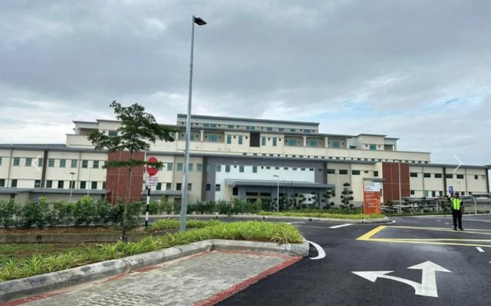 Pasir Gudang Hospital. (Credit - Ling Tian Soon/ Facebook) via BERNAMA