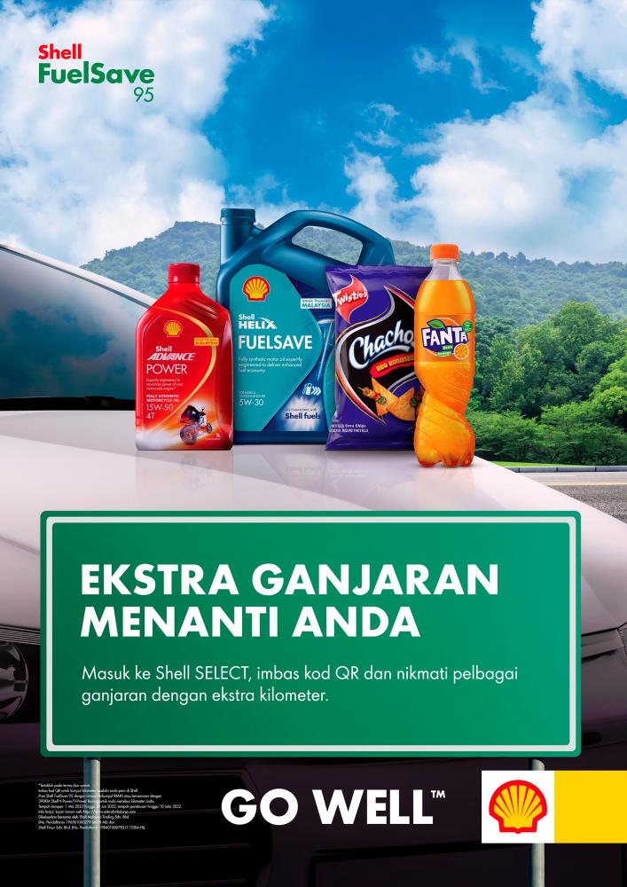 Pay for your snacks with ‘KM’ at Shell $!Pay for your snacks with ‘KM’ at Shell