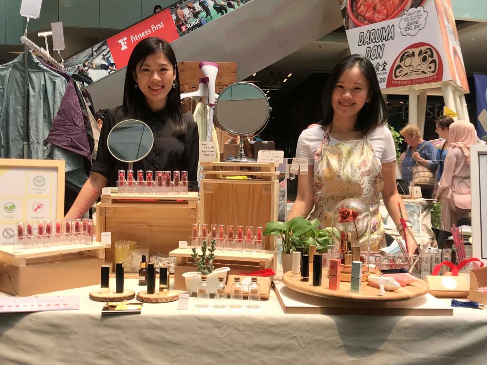 Sisters Yifon (left) and Yi-Xian Law have turned their passion for clean beauty into a successful business. – Courtesy of Lips Carpenter