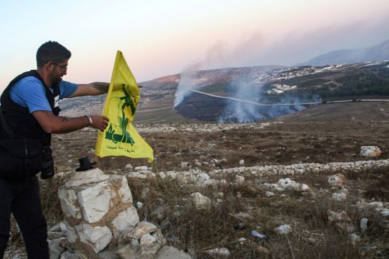 A previous flare-up between Hezbollah and Israel saw artillery and tank fire setting fields alight in southern Lebanon. — AFP