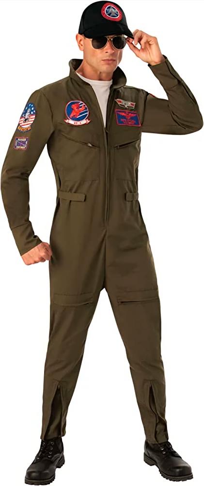 $!The green pilot jumpsuit that Cruise wears in Top Gun. – AMAZON