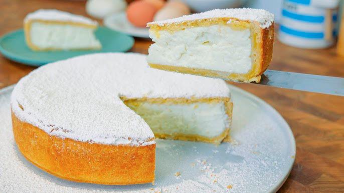 $!Ricotta-based cheesecake offers a delicate sweetness with a refreshing touch of lemon. – PIC FROM YOUTUBE @VINCENXO PLATE