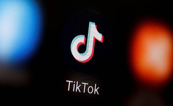 A TikTok logo is displayed on a smartphone in this illustration taken January 6, 2020. - REUTERS