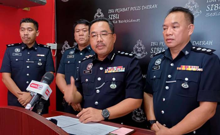 Ketua Polis Daerah Sibu, ACP Zulkipli Suhaili. - fotoBERNAMA