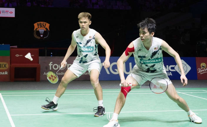 National men’s doubles pair Man Wei Chong-Tee Kai Wun. - BERNAMApix