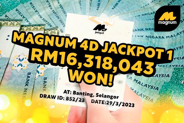 Malaysian woman wins RM16 million jackpot in Magnum 4D game thanks to recurring dream