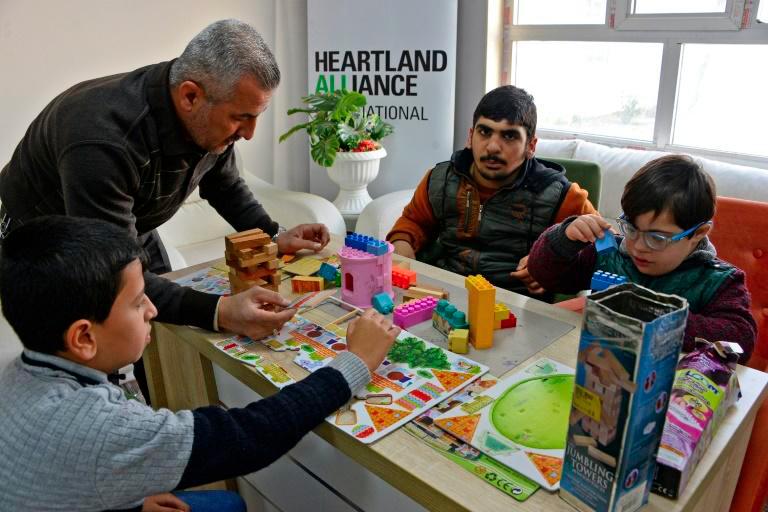 The Fakhri Dabbagh Centre in Mosul’s east is treating 170 children with symptoms of Autism Spectrum Disorder and other special needs, offering help free of charge. — AFP
