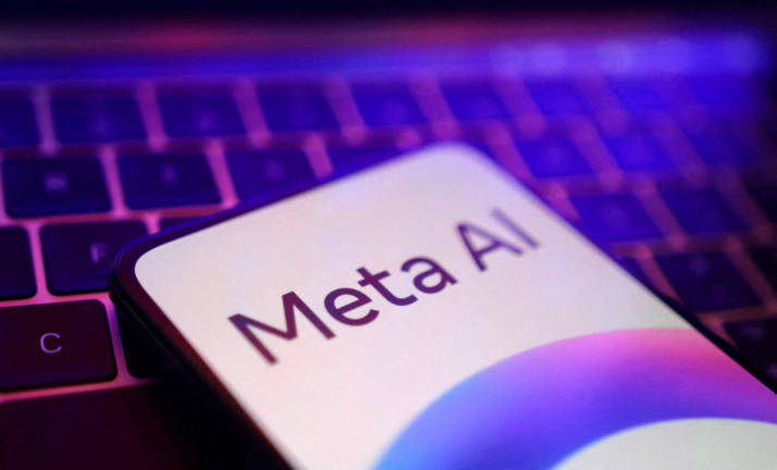 Meta AI logo is seen in this illustration created on May 20, 2024. - REUTERS