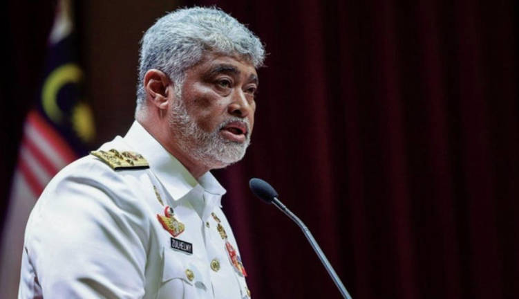 Chief of Navy Admiral Tan Sri Dr Zulhelmy Ithnain. - BERNAMApix