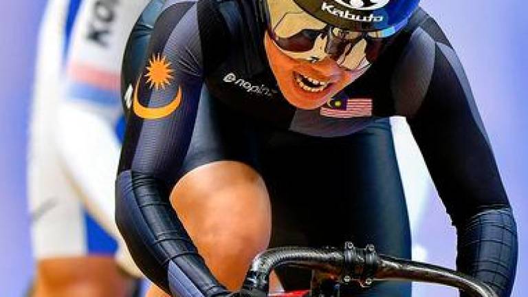 National women's track cycling star Nurul Izzah Izzati Mohd Asri - BERNAMApix