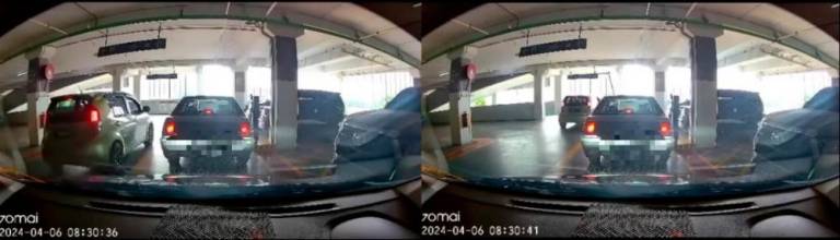 Myvi avoids paying toll by slipping by boom gate in Selayang