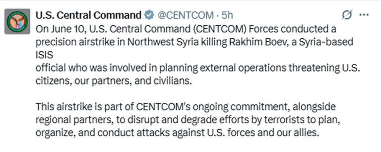US Central Command (CENTCOM) X