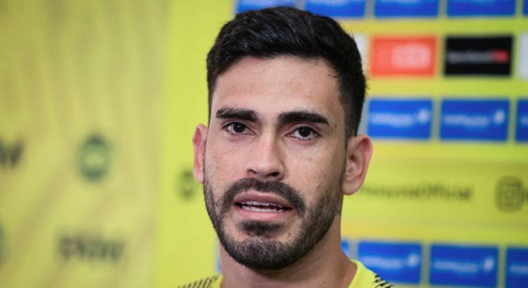 Pemain tengah Harimau Malaya Endrick Dos Santos. - BERNAMApix
