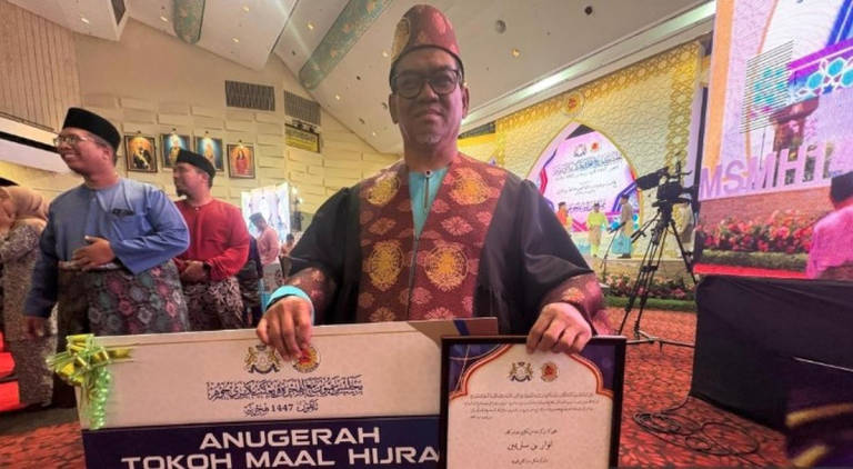 Former Johor chief kadi Anoar Sarimin, named Tokoh Maal Hijrah 1447H/2025M. - BERNAMA