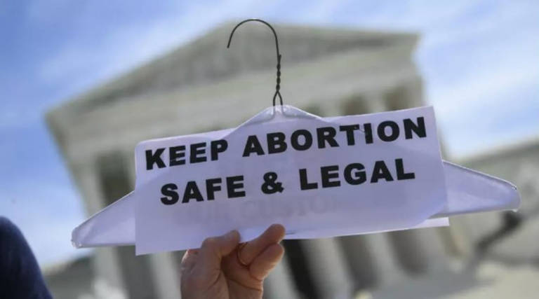 Abortion rights activists rally in front of the US Supreme Court in Washington, DC on May 21, 2019. - AFPpix