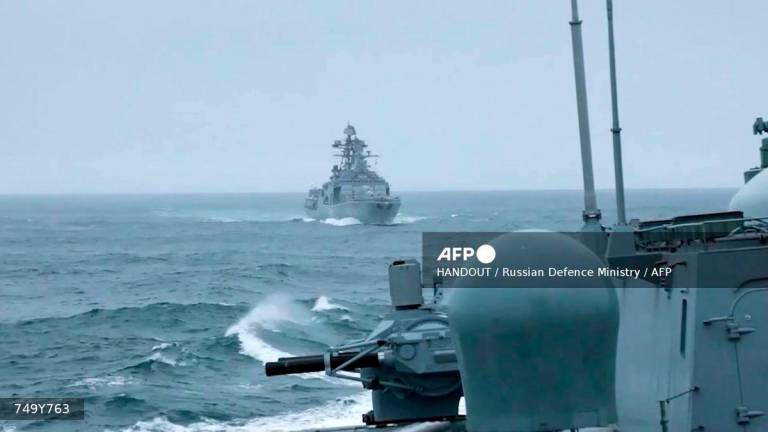This video grab taken from a handout footage released by the Russian Defence Ministry on September 12, 2025, shows Russian Armed Forces taking part in the Zapad-2025 (West-2025) joint military drills of the armed forces of the Russian Federation and the Republic of Belarus at an undisclosed location. Photo by Handout / Russian Defence Ministry / AFP- AFP PHOTO / RUSSIAN DEFENCE MINISTRY