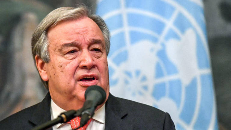 United Nations chief Antonio Guterres. AFPpix