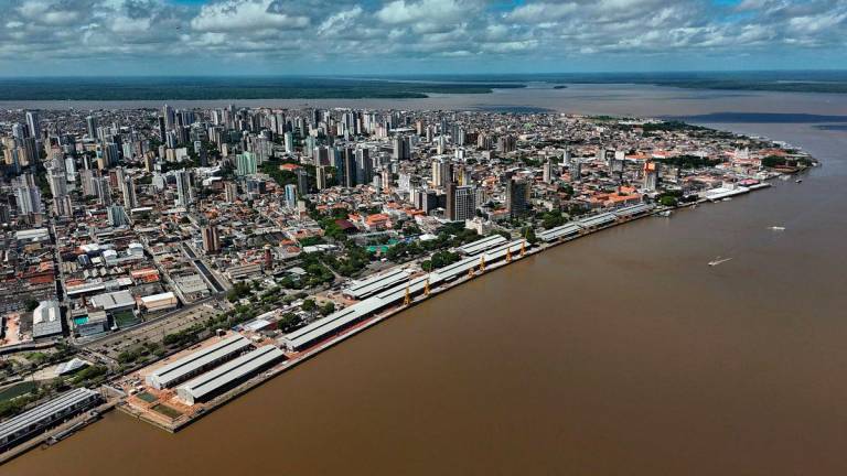 This photograph shows a view of Belem in the state of Para, Brazil, on June 16, 2025. Brazil will host the UN climate conference COP30 in November in the Amazonian city of Belem. - AFPPIX