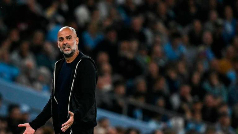 Manchester City manager Pep Guardiola. - AFPpix