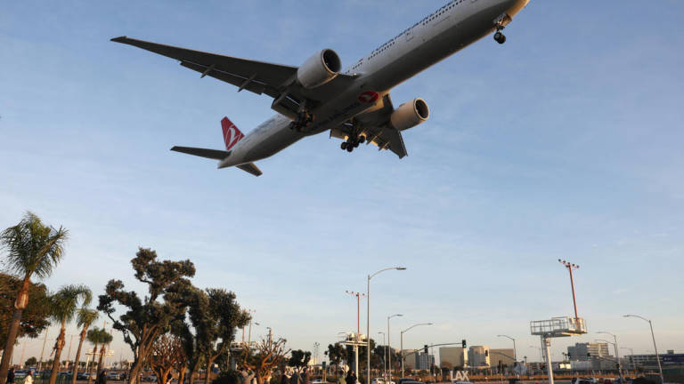 The airline industry meets in India amid worries over tariffs and geopolitical tensions. - AFPpix