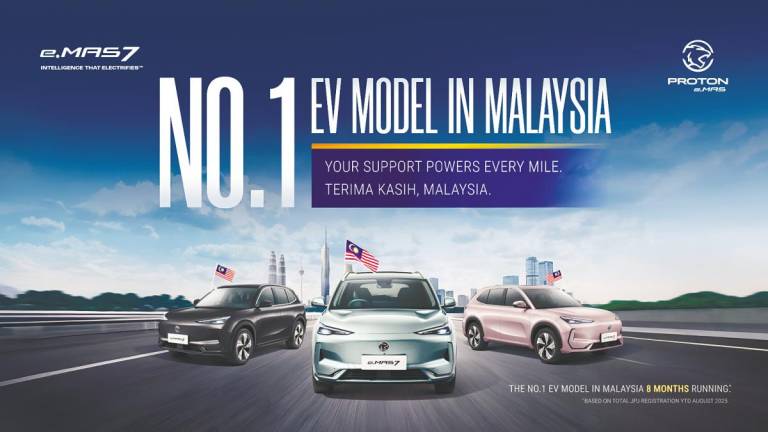 With a market share of 24%, nearly one in every four EVs sold in Malaysia is a Proton e.MAS 7.