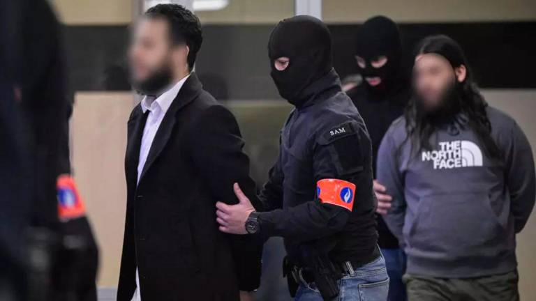 The trial of Osama Krayem is considered unique as the other jihadists involved in the 2014 capture and subsequent killing of a Jordanian pilot are presumed dead © LAURIE DIEFFEMBACQ / Belga/AFP