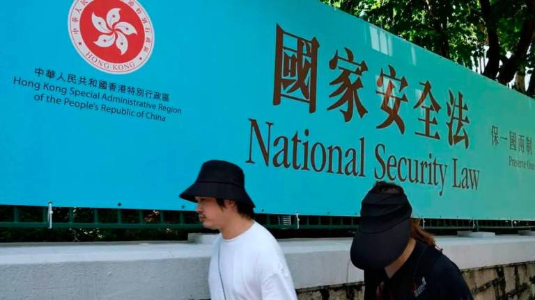 Police said downloading the mobile game could be in breach of the national security law, which Beijing imposed on Hong Kong after huge pro-democracy protests © Anthony WALLACE / AFP/File