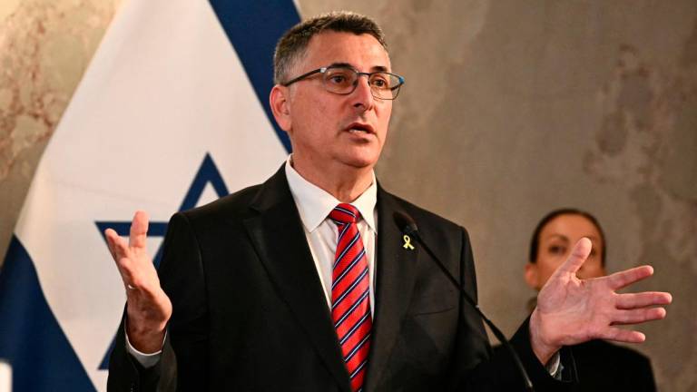 Israel’s Foreign Minister Gideon Saar - Photo by AFP