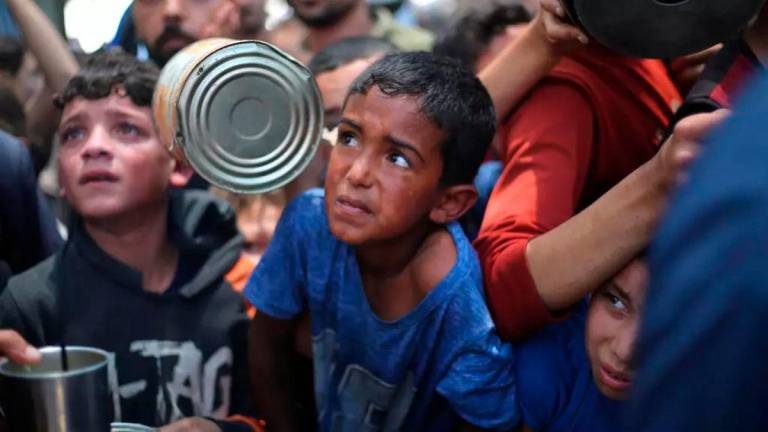 Israel is facing mounting pressure to allow more humanitarian aid into Gaza © Eyad BABA / AFP