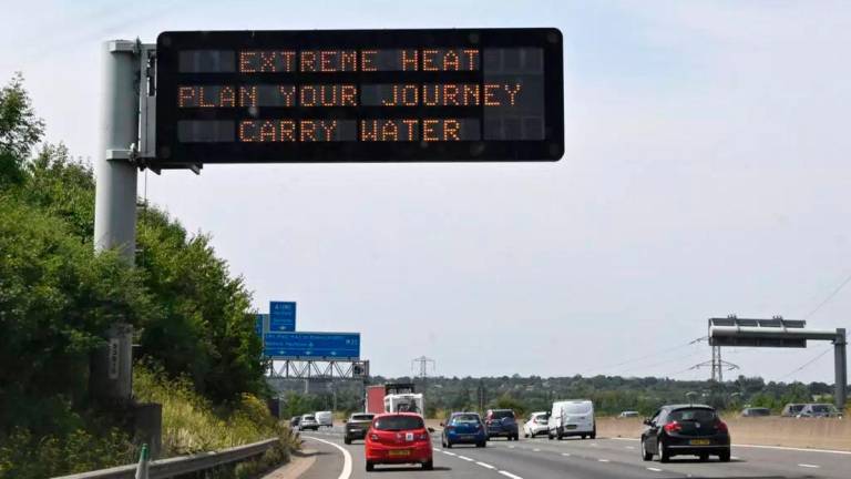 The report found that last year was the UK’s fourth warmest since 1884 © Damien MEYER / AFP