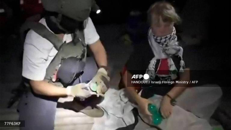 Spain confirms 21 of 49 citizens detained on Gaza aid flotilla to leave Israel for home, following agreement with Israeli authorities- AFP PHOTO / ISRAELI FOREIGN MINISTRY / HANDOUT