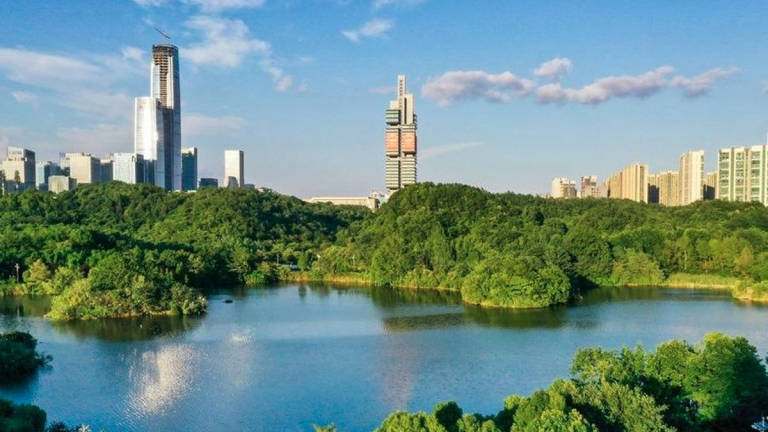 Guanshanhu district, Guiyang City, the venue of the Eco Forum Global Guiyang 2025.