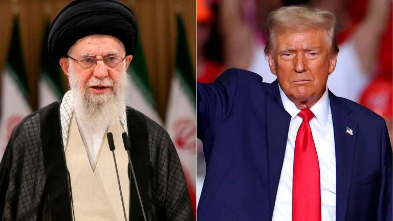 Iran’s supreme leader Ayatollah Ali Khamenei (L) and US President, Donald Trump. - AFPpix