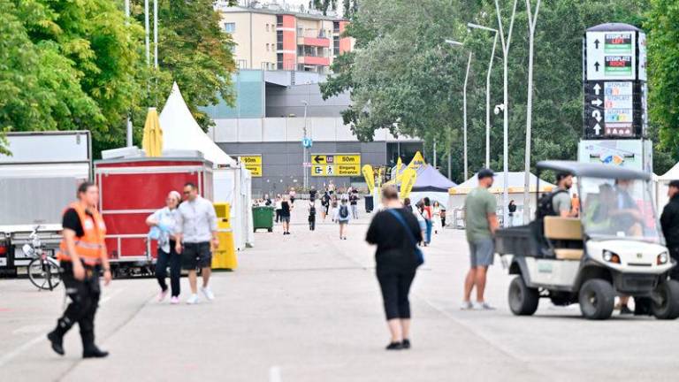 General view shows outside of Happel stadium after Taylor Swift’s three concerts this week were canceled after the government confirmed a planned attack at the stadium in Vienna - REUTERSpix