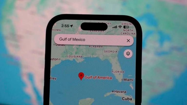 In this photo illustration, an updated Google map shows the Gulf of America on February 10, 2025 in San Anselmo, California. Google has renamed the Gulf of Mexico to “Gulf of America” on Google Maps for United States users after U.S. President Donald Trump signed an executive order on his first day in office to change the name. Photo by JUSTIN SULLIVAN / GETTY IMAGES NORTH AMERICA / AFPPIX